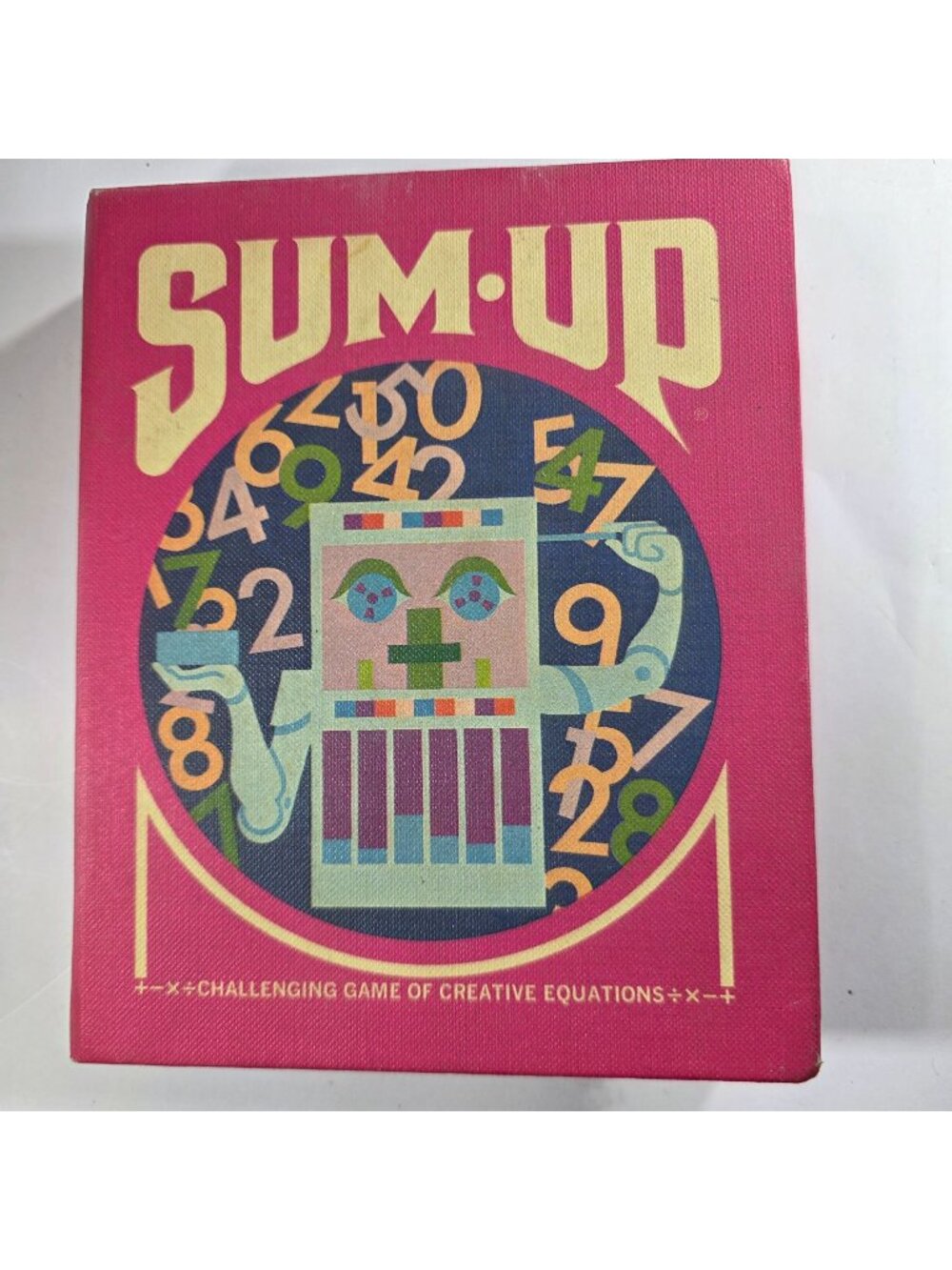 Sum-Up 1970 Vintage 3M Board Game new retro math family fun educational